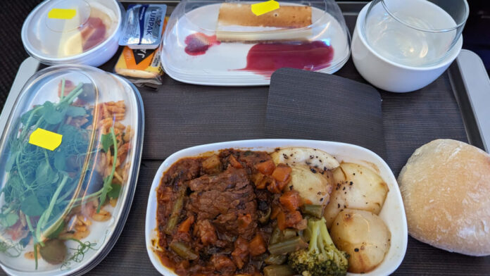 TUI Inflight Menu Designed for Long Journeys