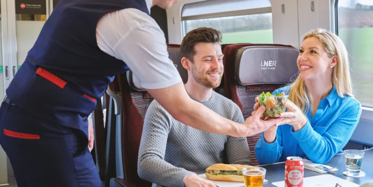 LNER First Class Menu Elevates Train Travel